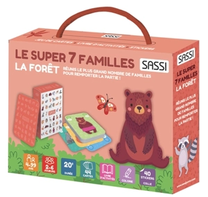 Le super 7 familles : la forêt : réunis le plus grand nombre de familles pour remporter la partie ! - Giulia Meneguzzo