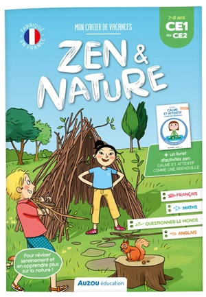 Mon cahier de vacances zen & nature : CE1 au CE2, 7-8 ans - Clémentine Thiberge