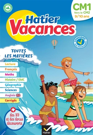 Hatier vacances, CM1 vers le CM2, 9-10 ans : toutes les matières : conforme aux programmes - Thomas Cambarot