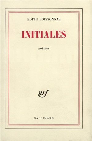 Initiales - Edith Boissonnas