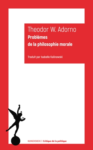 Problèmes de la philosophie morale - Theodor Wiesengrund Adorno