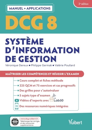 DCG 8, système d'information de gestion : manuel + applications - Véronique Dereux