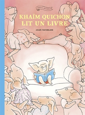 Khaïm Quichon lit un livre - Anaïs Vaugelade