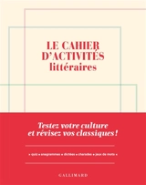 Le cahier d'activités littéraires - Yves Czerczuk