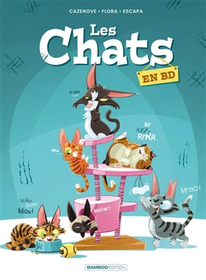 Les chats en BD. Vol. 1 - Christophe Cazenove