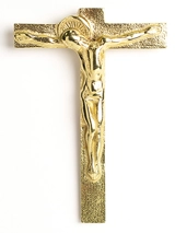 Croix murale Christ bronze - Partant