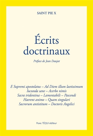 Ecrits doctrinaux - Pie 10