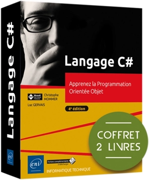 Langage C# : apprenez la programmation orientée objet : coffret de 2 livres - Christophe Mommer