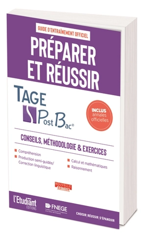 Tage post bac : préparer et réussir, guide d'entraînement officiel : conseils, méthodologie & exercices - Thomas Leblé