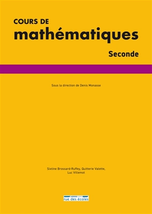 Cours de mathématiques seconde - Sixtine Brossard-Ruffey