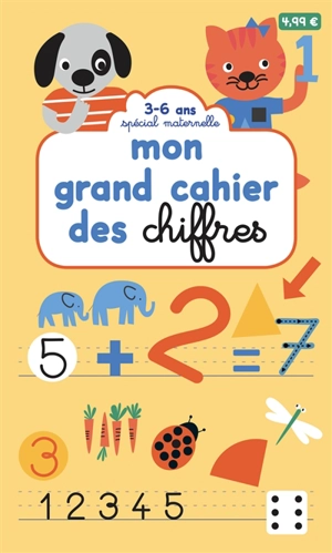 Mon grand cahier des chiffres : 3-6 ans - Milkids