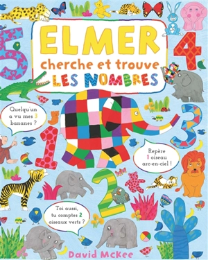 Elmer cherche et trouve : les nombres - David McKee