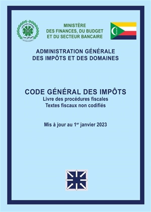 Comores : Code général des impôts 2023 - Droit-Afrique