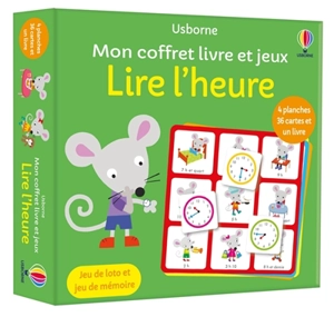 Lire l'heure : Mon coffret livre et jeux - Nolan, Kate