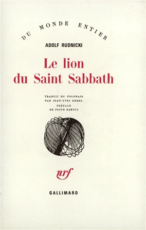 Le lion du Saint Sabbath - Adolf Rudnicki