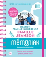 Agenda familial famille nombreuse Mémoniak 2024 avec Marie Alix Jeanson - Marie Alix Jeanson