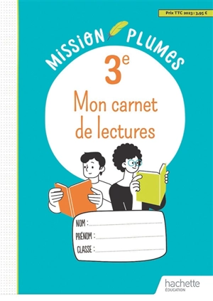 Mon carnet de lectures 3e - Isabelle Harbonnier-Valdher