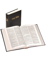 Bible du roi Jacques (King James Version, KJV), Holy Bible, noire, en Anglais - Collectif