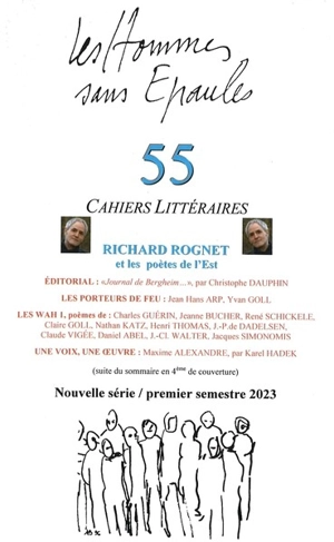 Hommes sans épaules (Les), n° 55. Richard Rognet et les poètes de l'Est