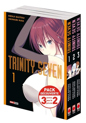 Trinity seven : pack découverte T01 à T03 - Kenji Saitou