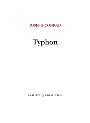 Typhon - Joseph Conrad