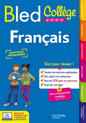 Bled français : collège, 6e à 3e : nouveaux programmes - Isabelle de Lisle