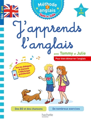 J'apprends l'anglais avec Tommy et Julie, dès 7 ans - Annie Sussel