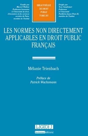 Les normes non directement applicables en droit public français - Mélanie Trienbach