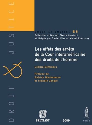 Les effets des arrêts de la Cour interaméricaine des droits de l'homme - Letizia Seminara