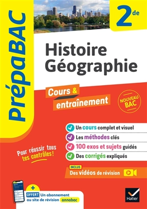 Histoire géographie 2de : nouveau bac