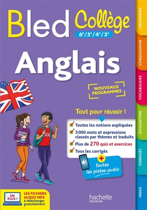 Bled anglais : collège, 6e à 3e : nouveaux programmes - Carole Bonnet