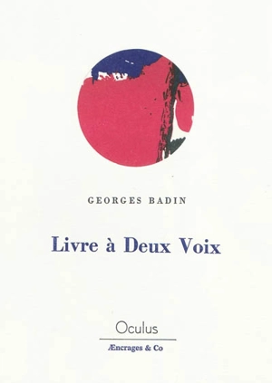 Livre à deux voix - Georges Badin