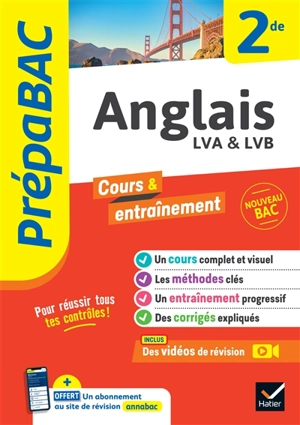 Anglais LVA & LVB 2de : nouveau bac - Didier Hourquin