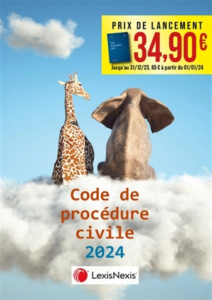 Code de procédure civile 2024 : jaquette