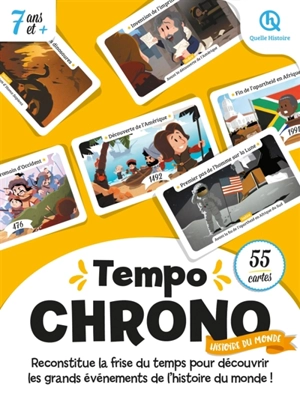 Tempo Chrono Histoire du Monde (2nde Ed) : Jeu de chronologie 7 ans et +