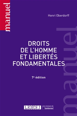 Droits de l'homme et libertés fondamentales - Henri Oberdorff