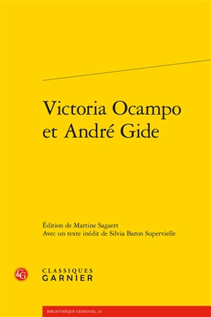 Victoria Ocampo et André Gide - Victoria Ocampo