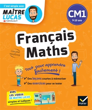 Français, maths CM1, 9-10 ans : tout pour apprendre facilement ! : conforme au programme - Isabelle Chavigny