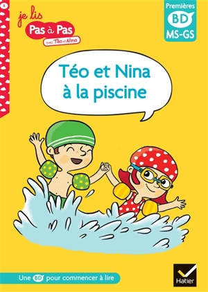 Téo et Nina à la piscine : MS, GS - Isabelle Chavigny