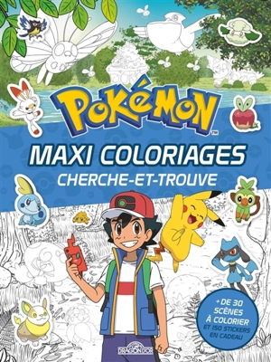 Pokémon : Maxi coloriages cherche-et-trouve - The Pokémon Company