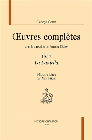 Oeuvres complètes. 1857 - George Sand