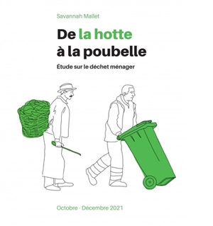 De la hotte à la poubelle : étude sur le déchet ménager : octobre-décembre 2021 - Savannah Mallet