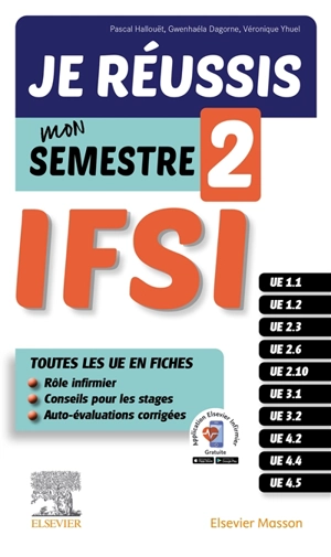 IFSI, je réussis mon semestre 2 - Pascal Hallouët