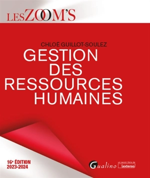 Gestion des ressources humaines : 2023-2024 - Chloé Guillot-Soulez