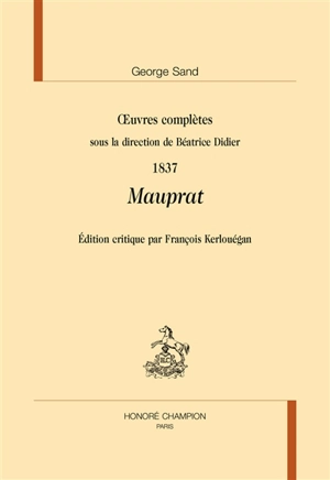 Oeuvres complètes. 1837 - George Sand