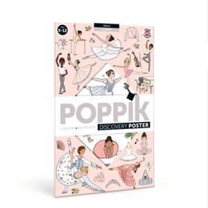 Poppik La danse : 1 poster + 64 stickers repositionnables - Poppik