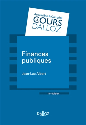 Finances publiques - Jean-Luc Albert