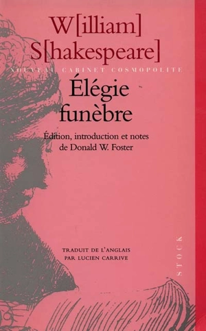 Elégie funèbre - William Shakespeare