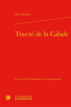 Traicté de la Cabale - Jean Thenaud