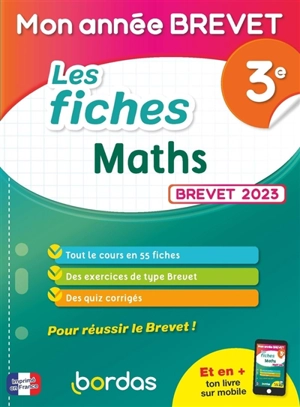 Les fiches maths 3e - Yann Gélébart